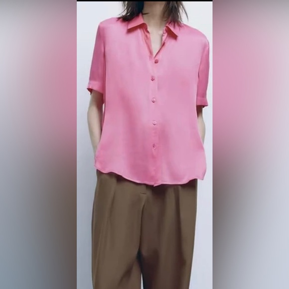 Zara Satin Effect Top - Picture 5 of 14